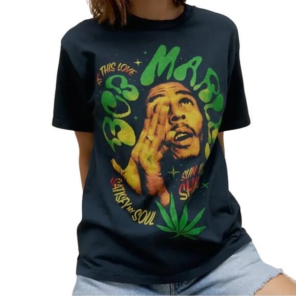 DAYDREAMER Bob Marley Is This Love Weekend Tee Size S New without Tag MSRP $88 - Picture 2 of 8